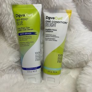 Deva curl travel size no poo blue & one condition delight
